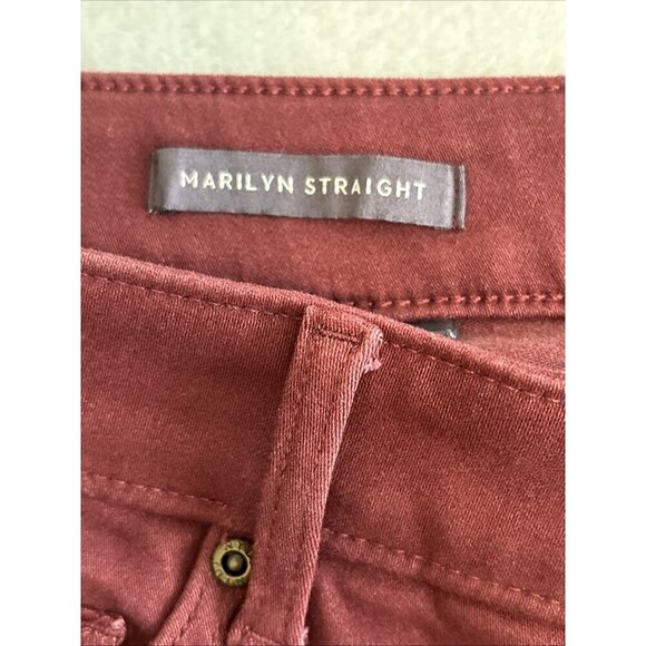 NYDJ Marilyn Straight Plum Purple Jeans Women's Sz 18W High Rise Lift Tuck NWT - Picture 11 of 14